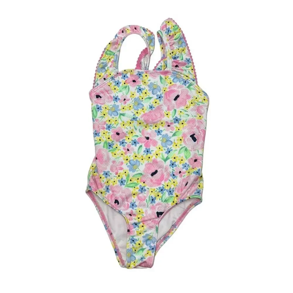 CROWN & IVY KIDS Floral Swim Suit SZ 3T